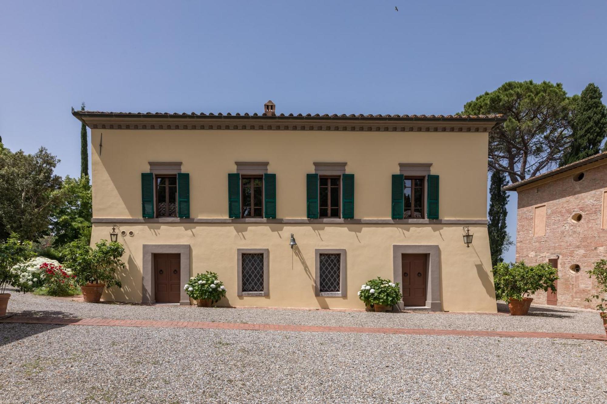 Villa Agriturismo Tenuta La Campana Asciano Exteriér fotografie