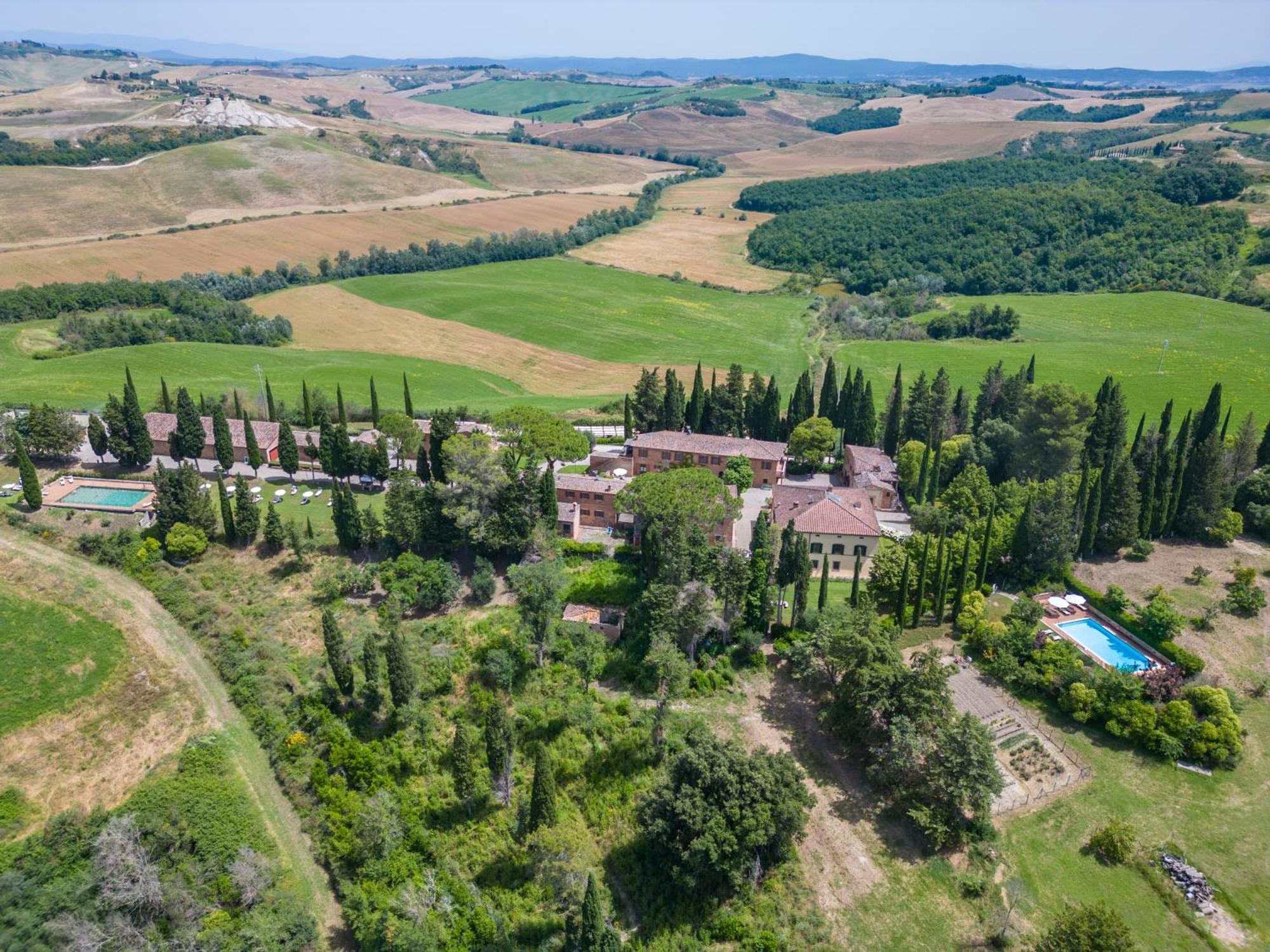 Villa Agriturismo Tenuta La Campana Asciano Exteriér fotografie