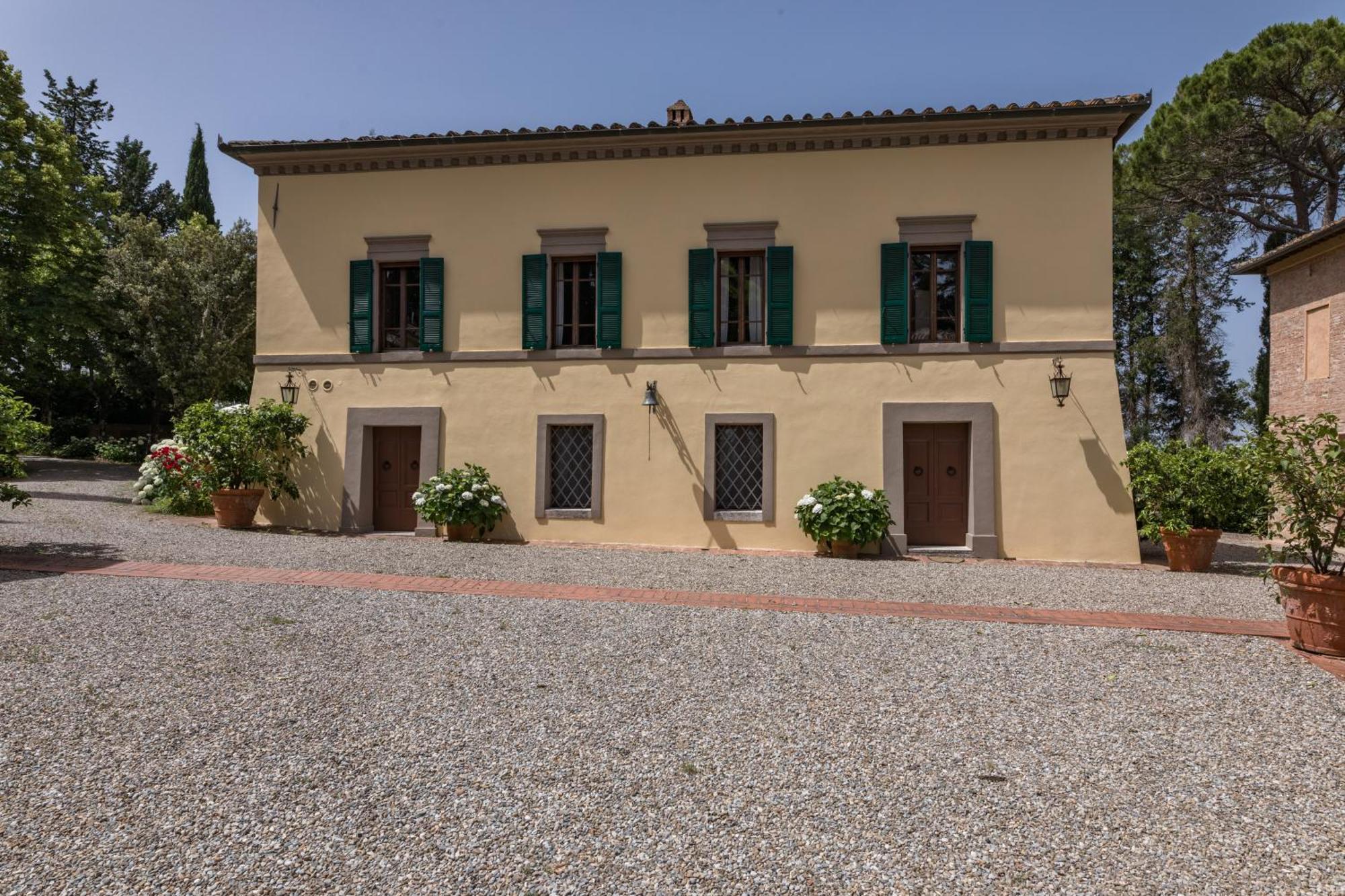 Villa Agriturismo Tenuta La Campana Asciano Exteriér fotografie