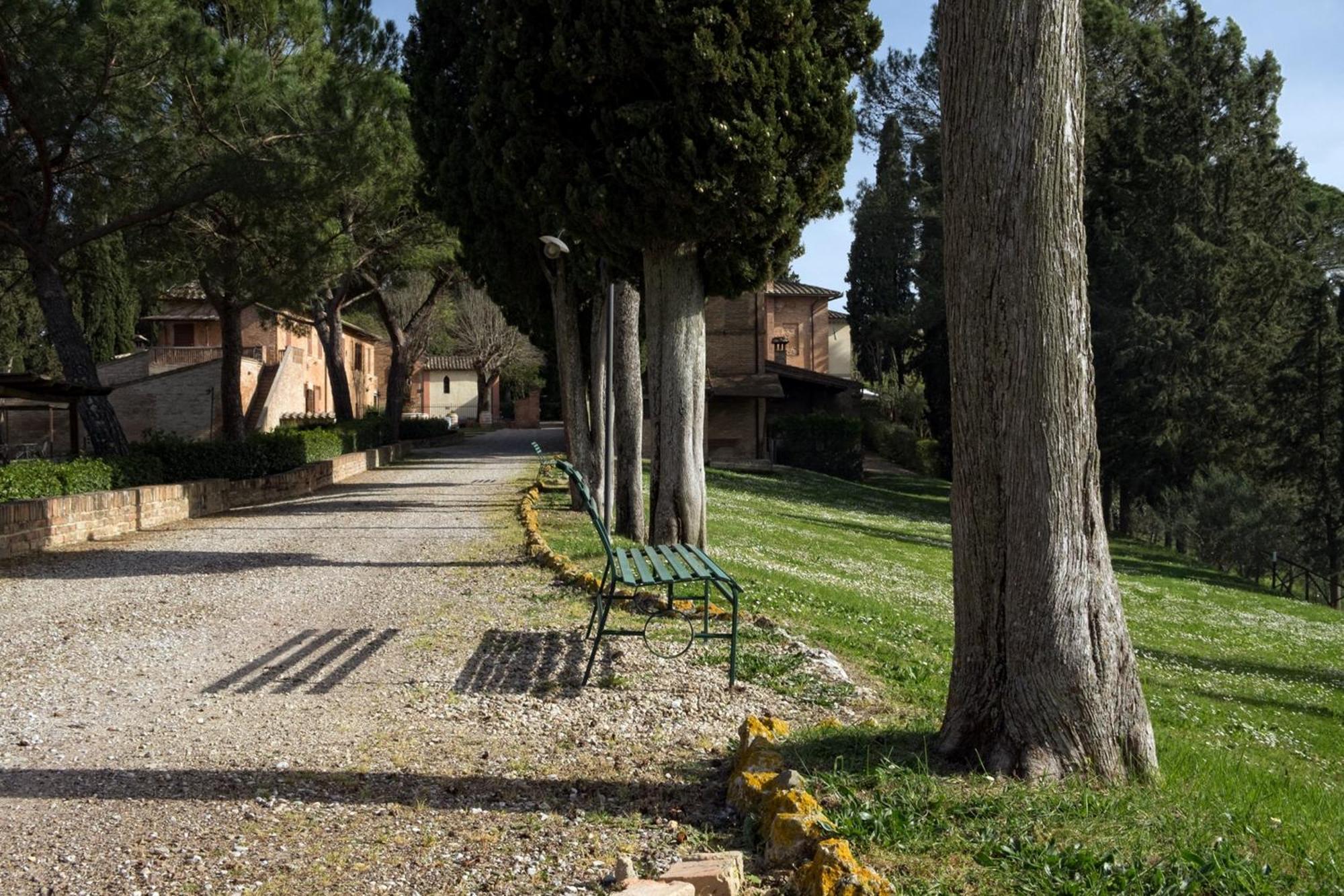 Villa Agriturismo Tenuta La Campana Asciano Exteriér fotografie