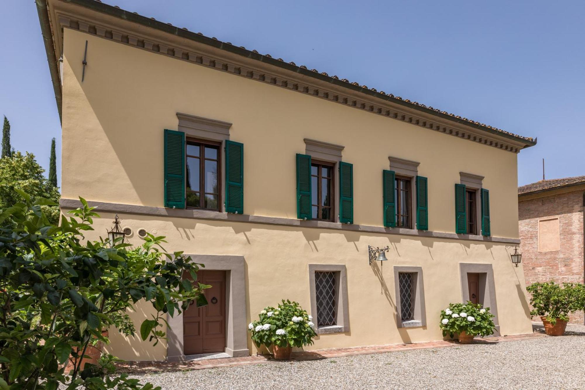 Villa Agriturismo Tenuta La Campana Asciano Exteriér fotografie