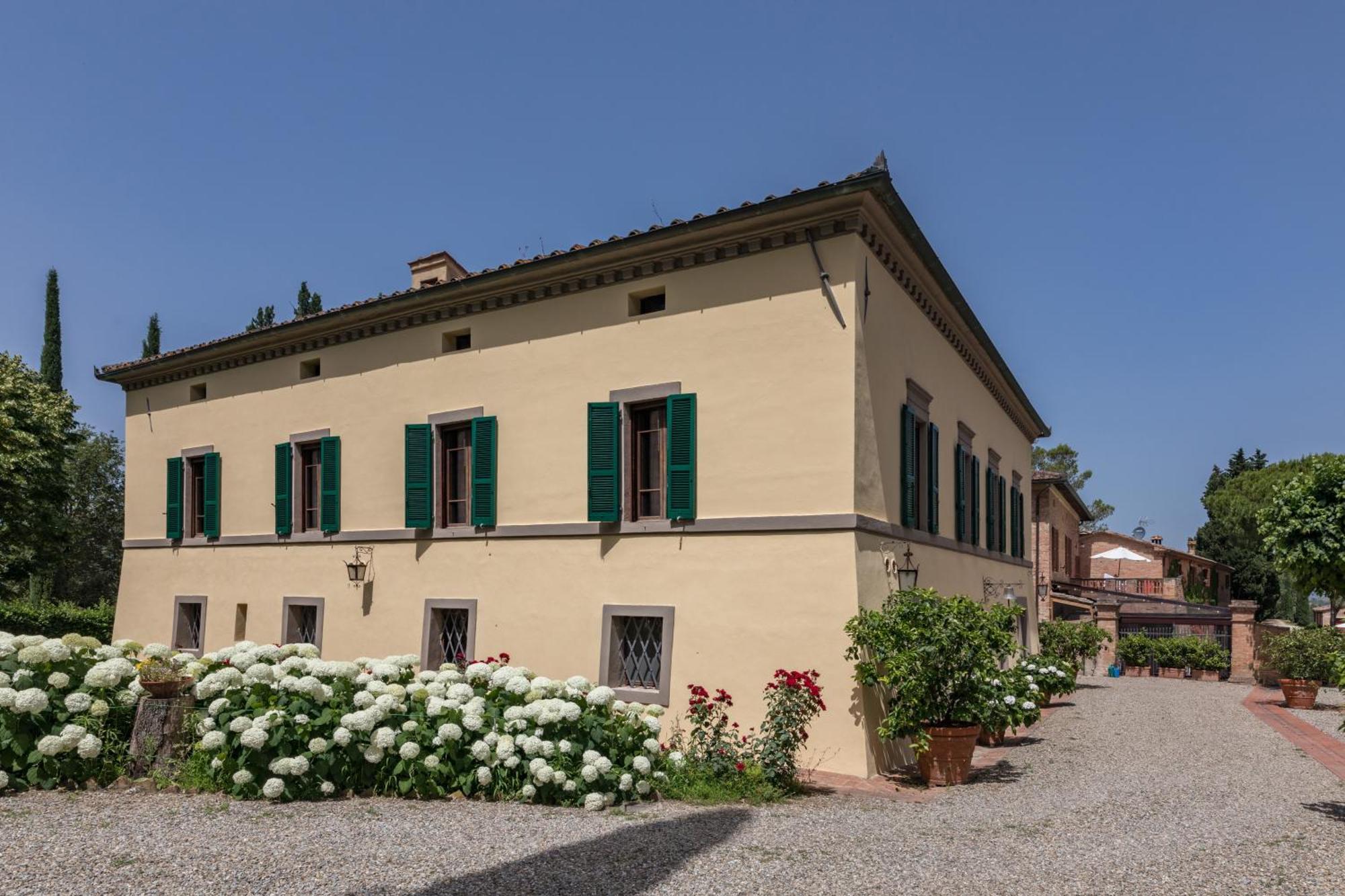 Villa Agriturismo Tenuta La Campana Asciano Exteriér fotografie